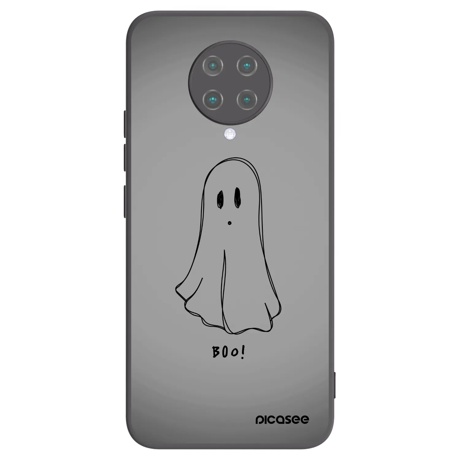 Picasee Μαύρη θήκη σιλικόνης για Xiaomi Poco F2 Pro - Ghost