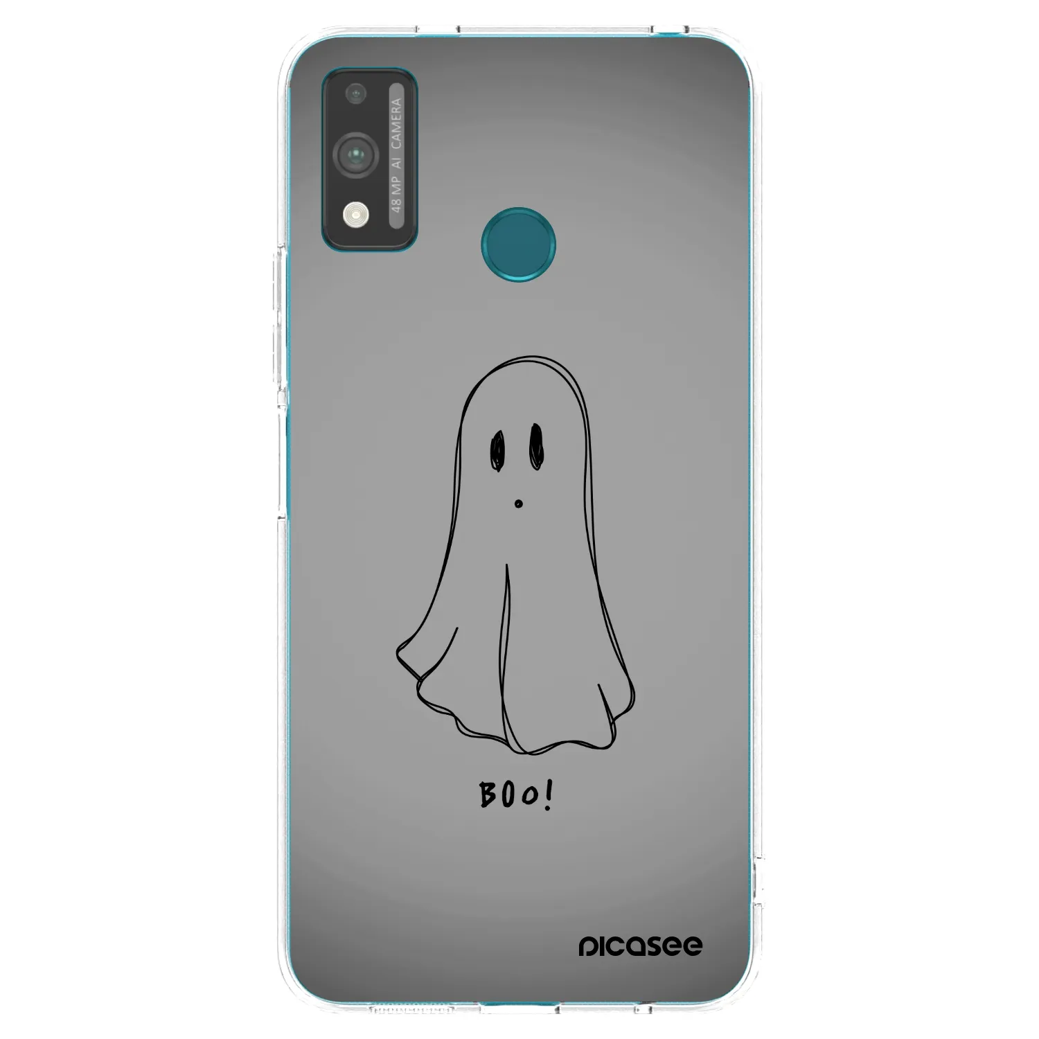 Picasee διαφανής θήκη σιλικόνης Honor 9X Lite - Ghost