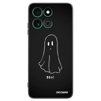 Picasee Μαύρη θήκη σιλικόνης για Motorola Moto G57 Power - Ghost 2
