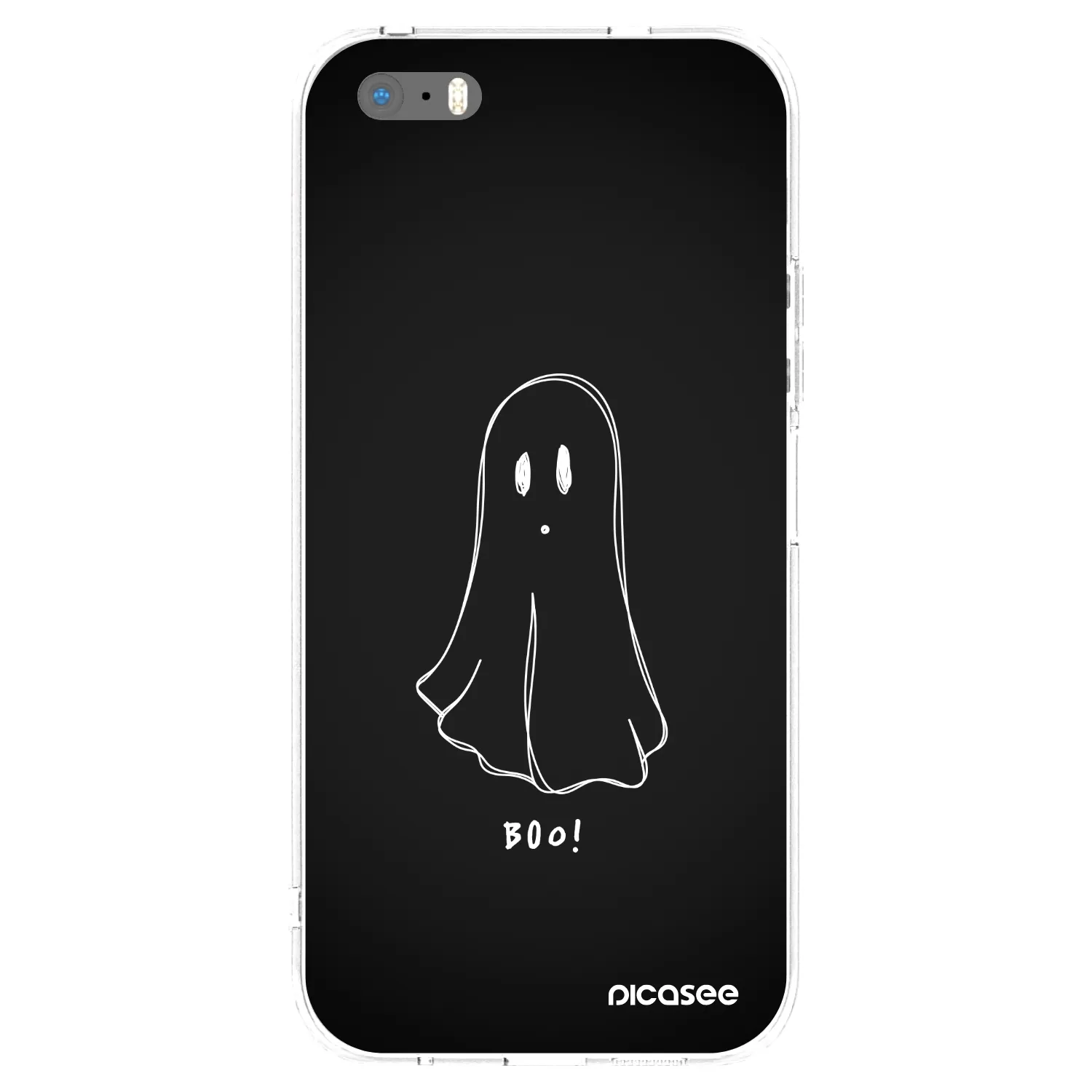 Picasee διαφανής θήκη σιλικόνης Apple iPhone 5/5S/SE - Ghost 2