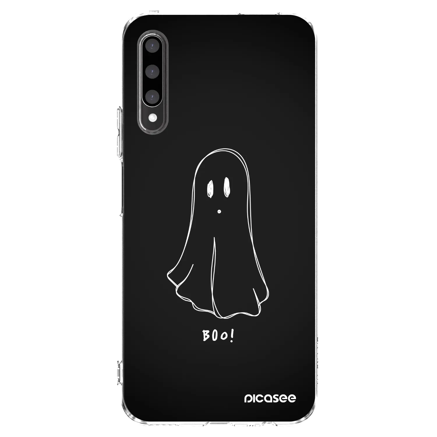 Picasee διαφανής θήκη σιλικόνης Honor 9X Pro - Ghost 2