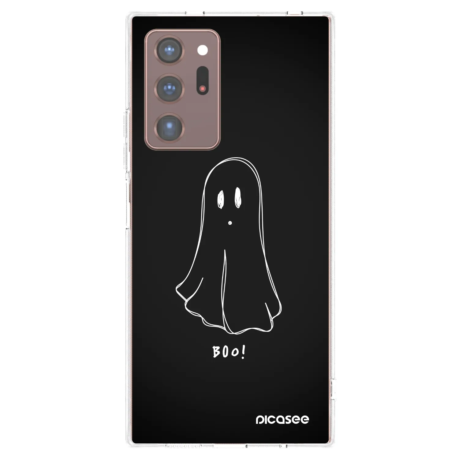 Picasee διαφανής θήκη σιλικόνης Samsung Galaxy Note 20 Ultra - Ghost 2