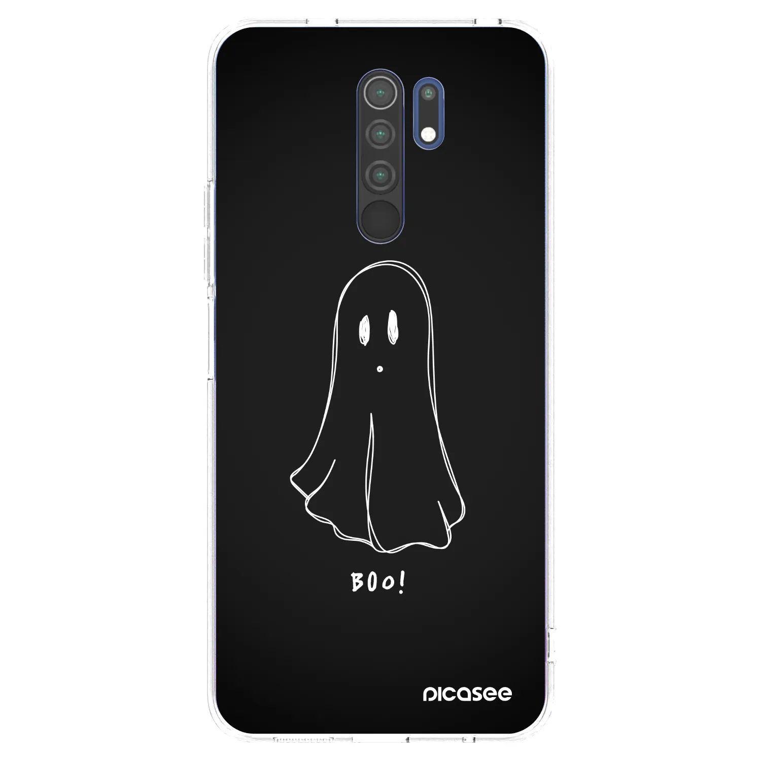 Picasee διαφανής θήκη σιλικόνης Xiaomi Redmi 9 - Ghost 2