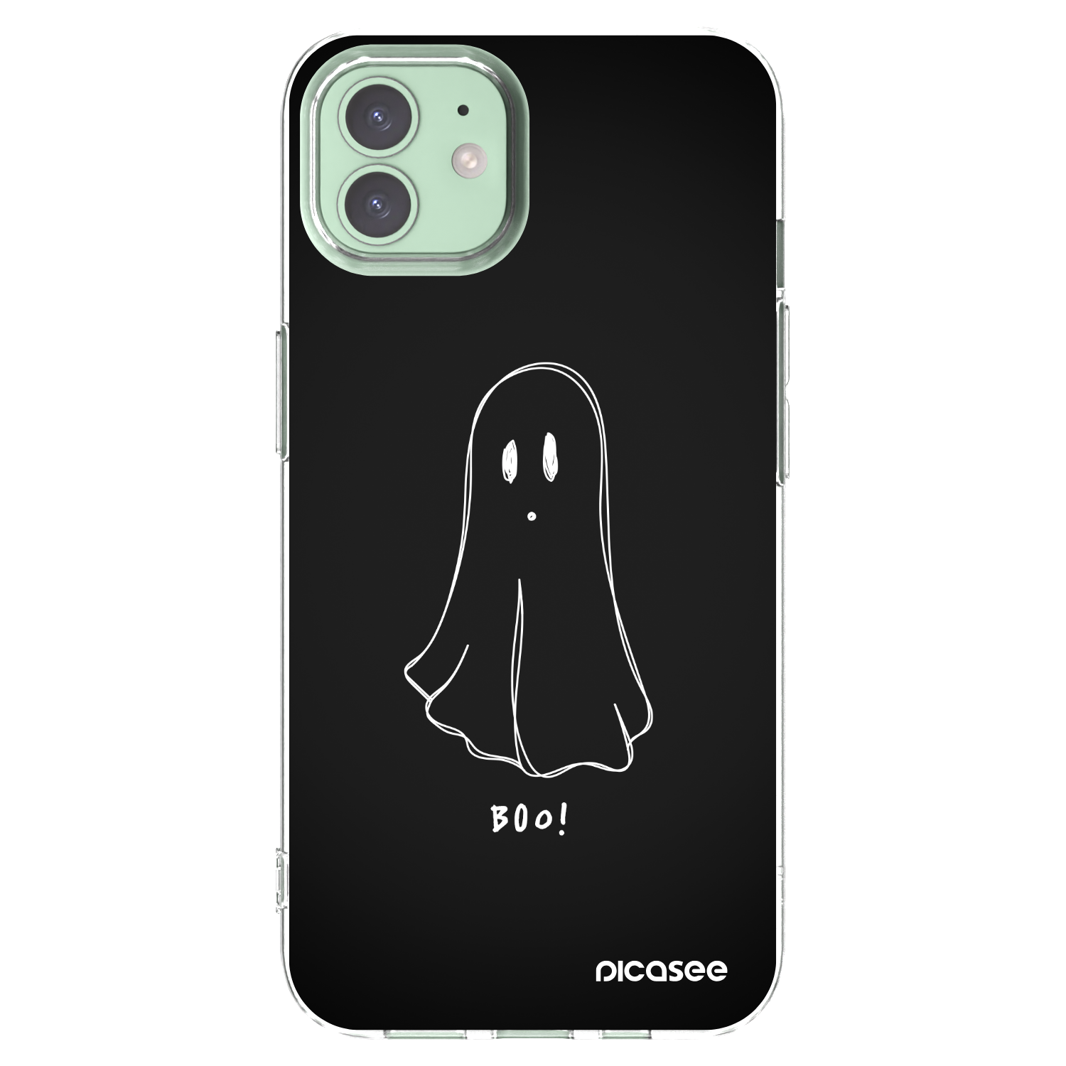 Picasee διαφανής θήκη σιλικόνης Apple iPhone 12 - Ghost 2