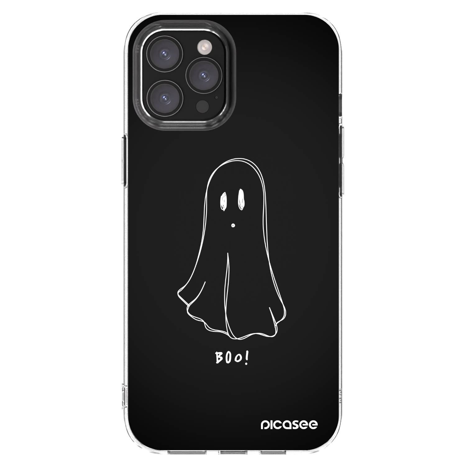 Picasee διαφανής θήκη σιλικόνης Apple iPhone 12 Pro Max - Ghost 2