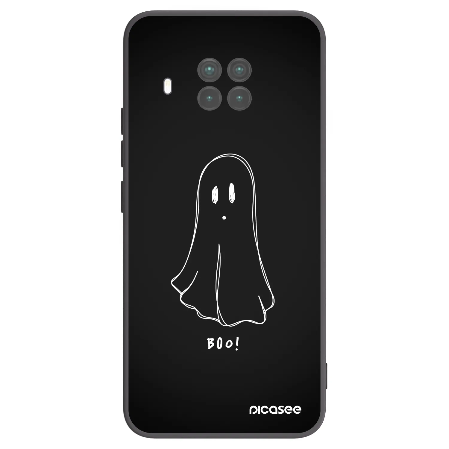 Picasee Μαύρη θήκη σιλικόνης για Xiaomi Mi 10T Lite - Ghost 2