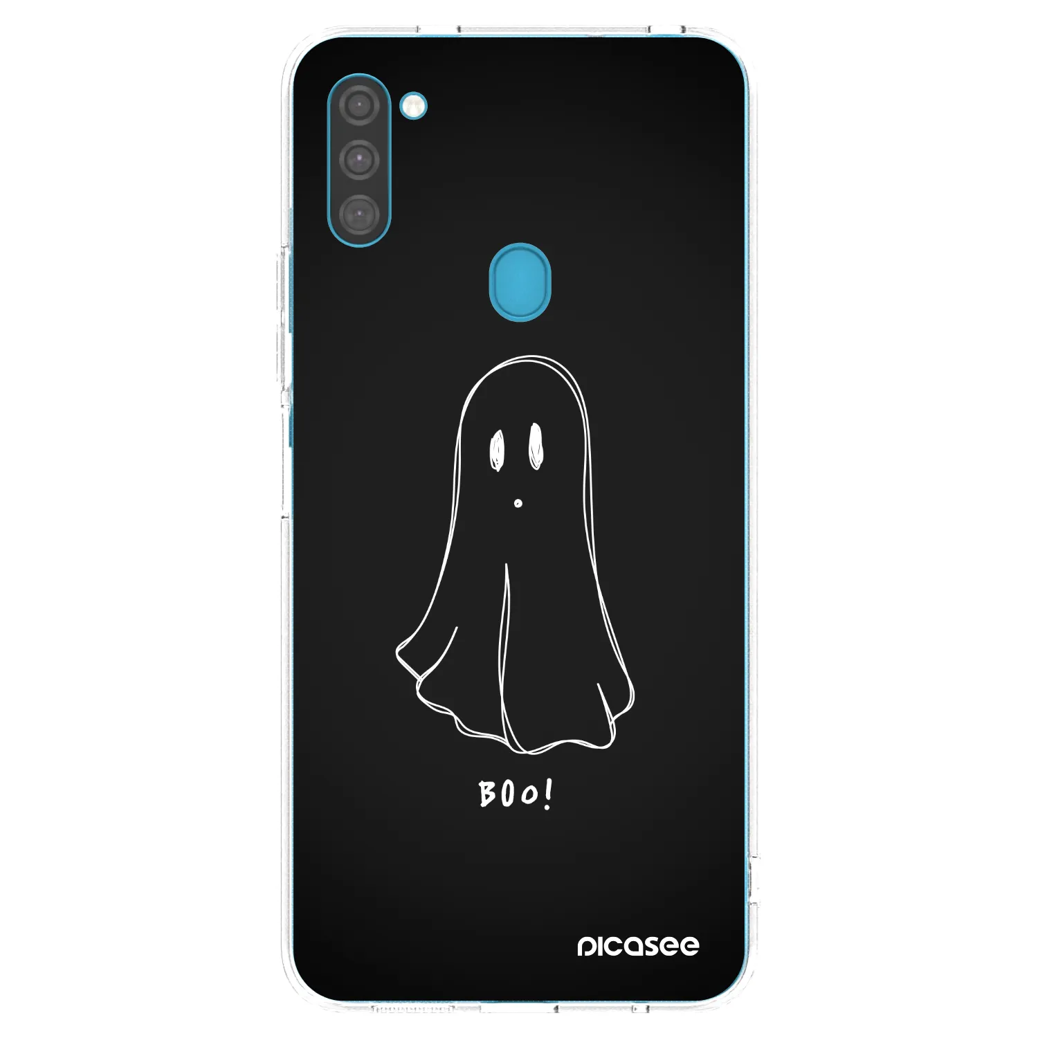 Picasee διαφανής θήκη σιλικόνης Samsung Galaxy M11 - Ghost 2