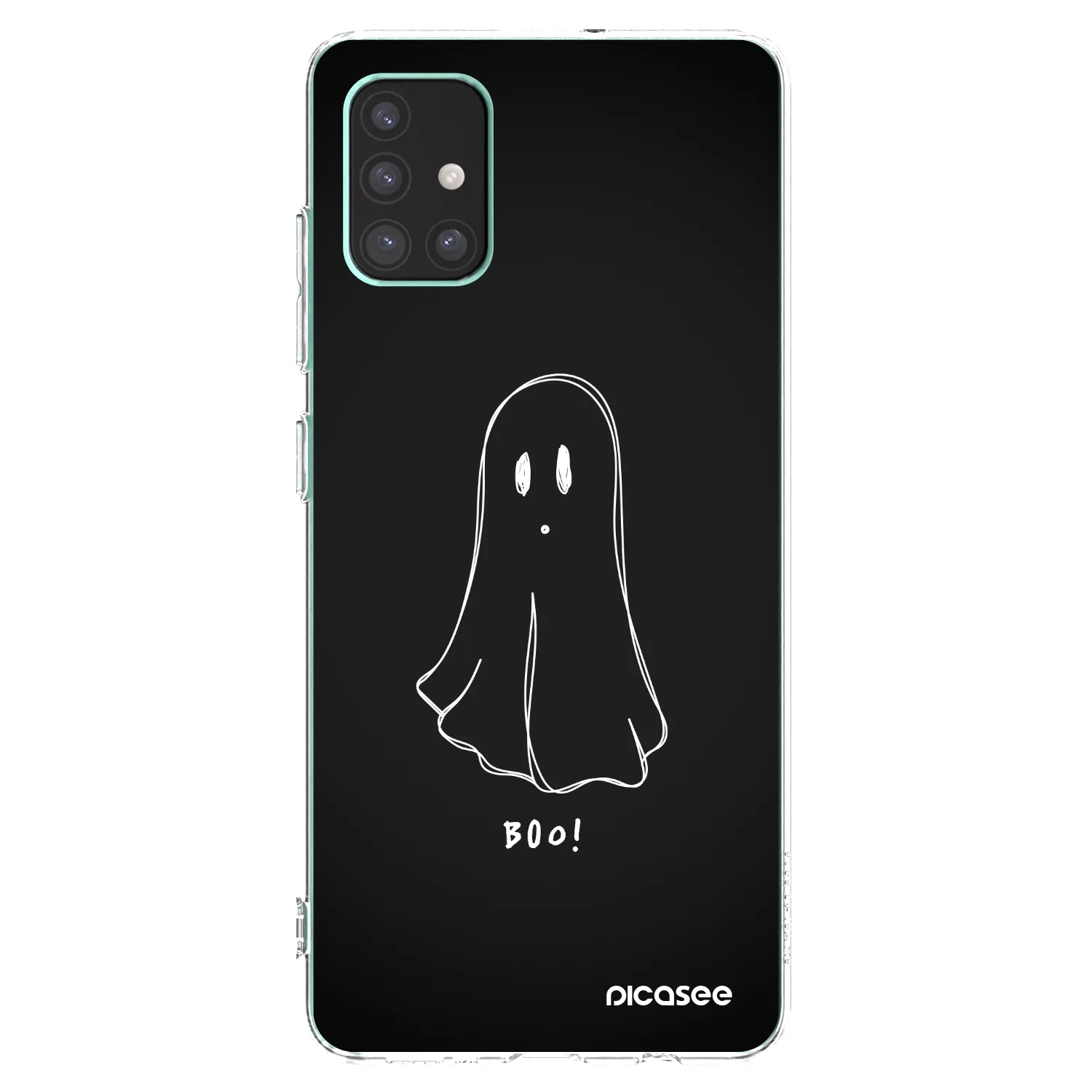 Picasee διαφανής θήκη σιλικόνης Samsung Galaxy M51 M515F - Ghost 2