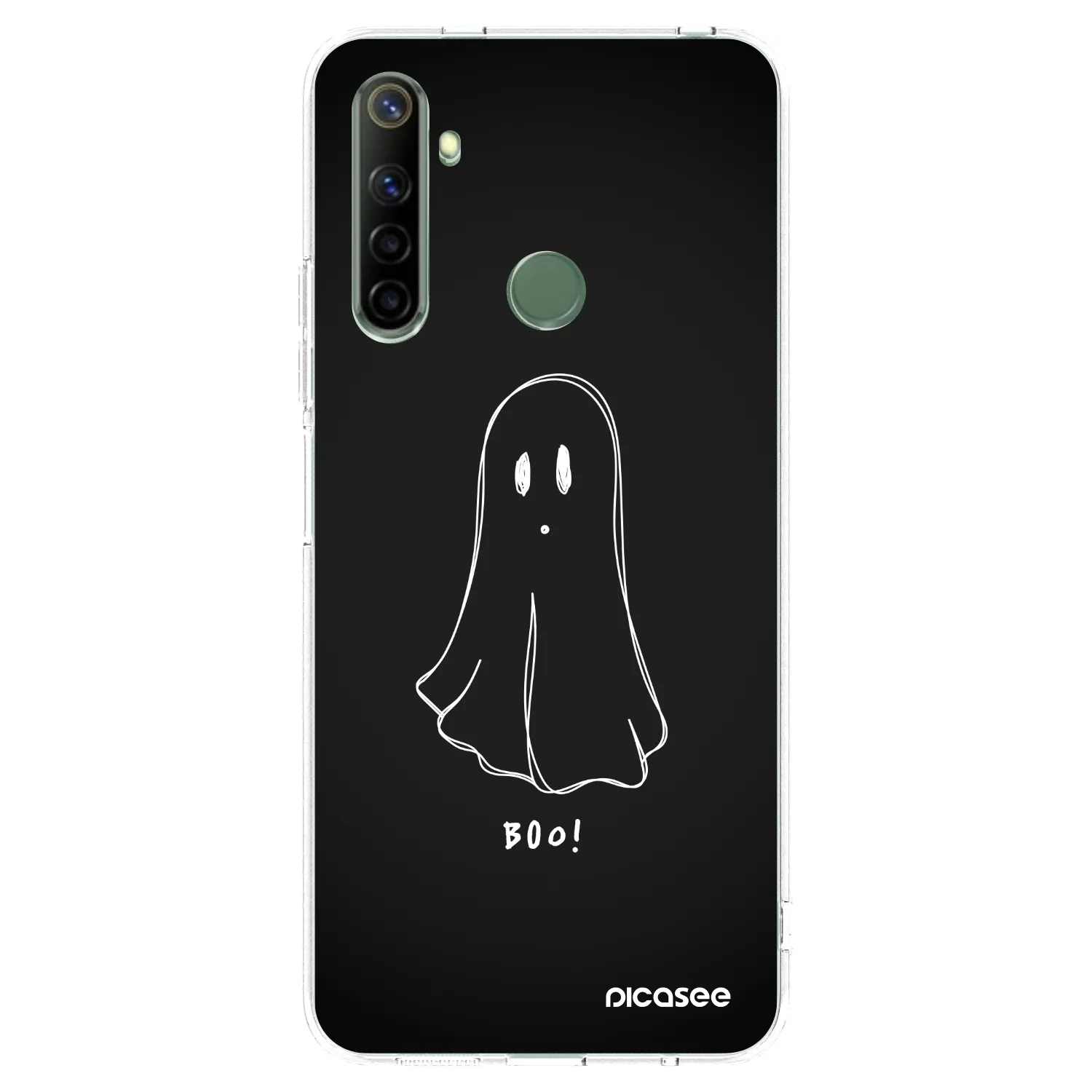 Picasee διαφανής θήκη σιλικόνης Realme 6i - Ghost 2