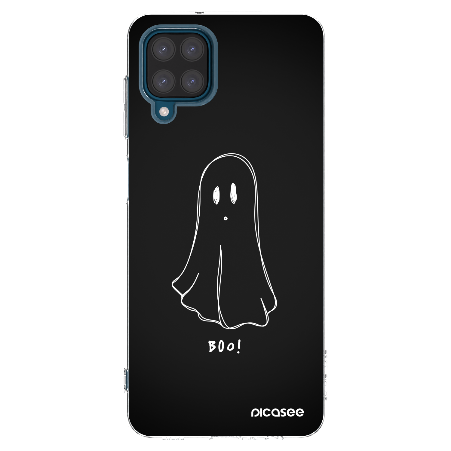 Picasee διαφανής θήκη σιλικόνης Samsung Galaxy A12 A125F - Ghost 2
