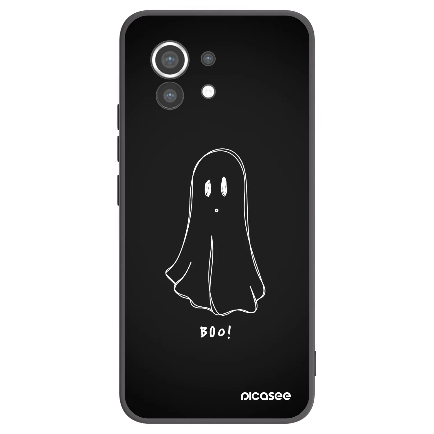 Picasee Μαύρη θήκη σιλικόνης για Xiaomi Mi 11 - Ghost 2