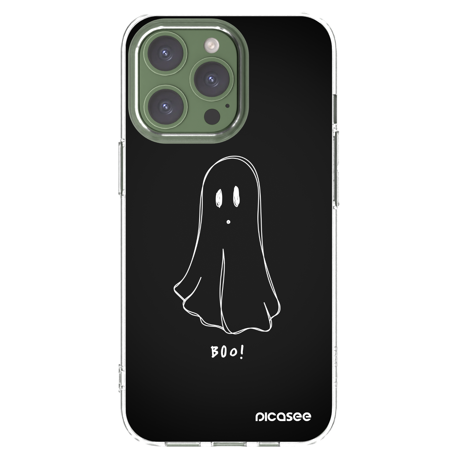 Picasee διαφανής θήκη σιλικόνης Apple iPhone 13 Pro - Ghost 2