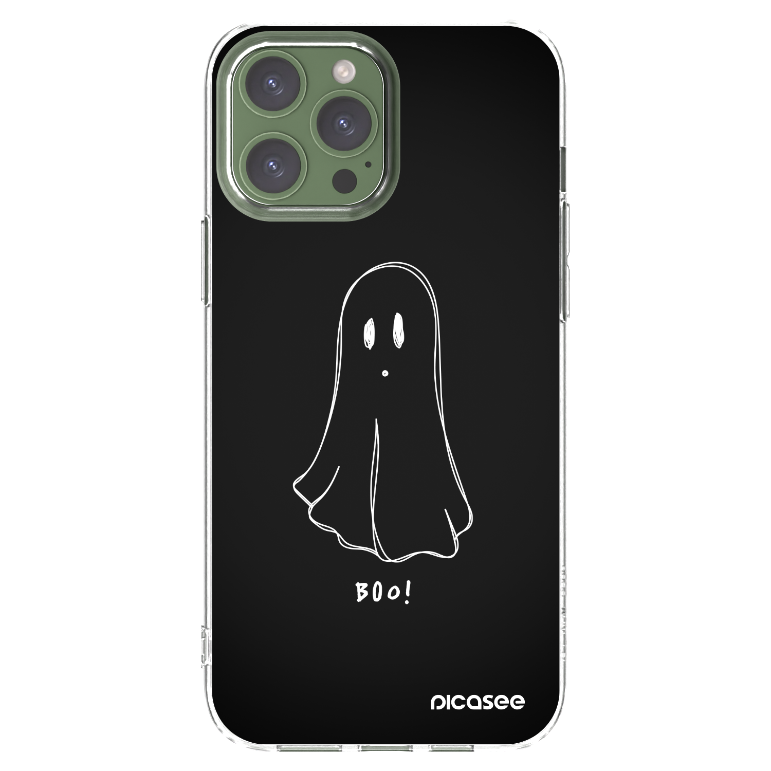 Picasee διαφανής θήκη σιλικόνης Apple iPhone 13 Pro Max - Ghost 2