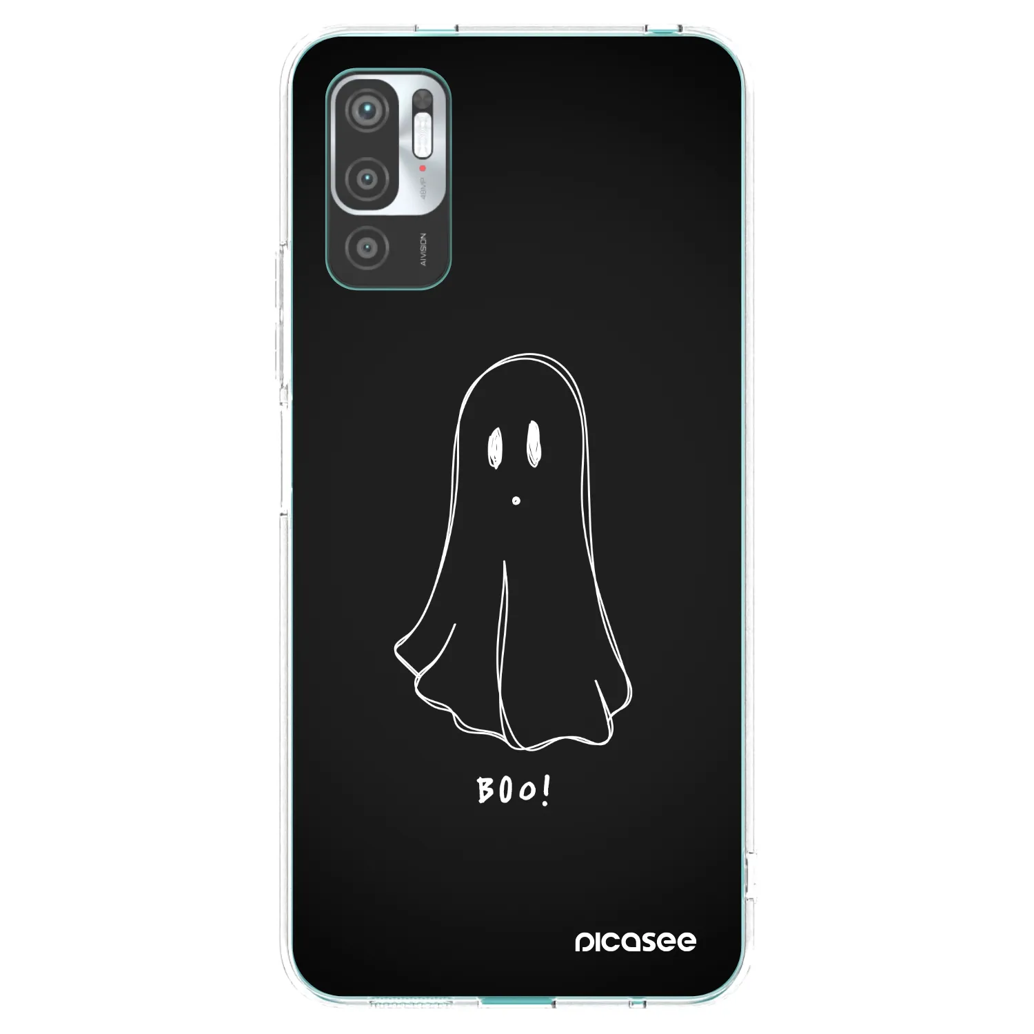 Picasee διαφανής θήκη σιλικόνης Xiaomi Redmi Note 10 5G - Ghost 2