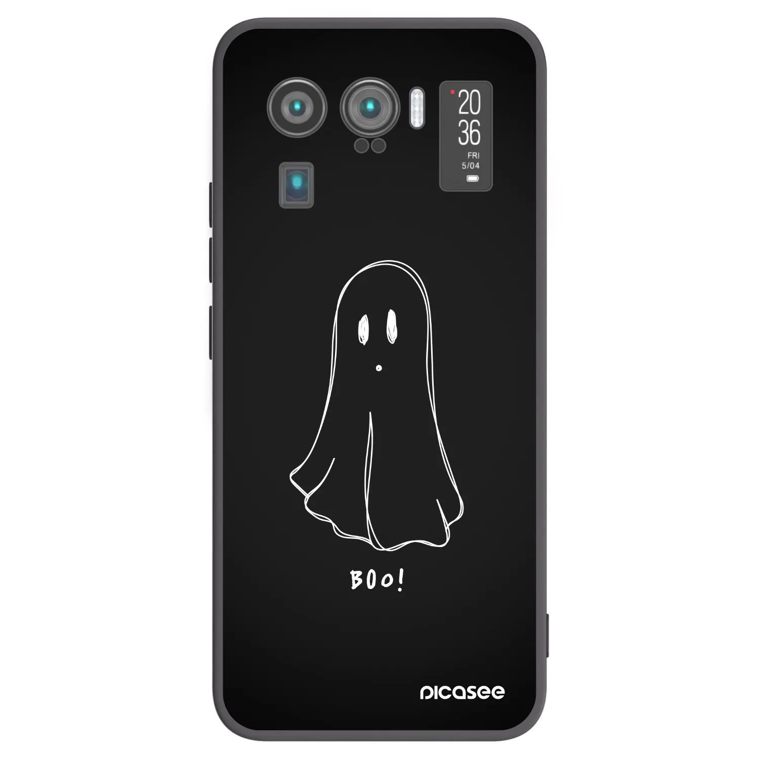 Picasee Μαύρη θήκη σιλικόνης για Xiaomi Mi 11 Ultra - Ghost 2