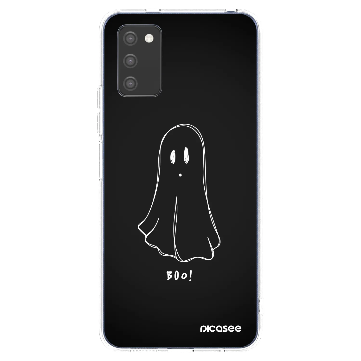 Picasee διαφανής θήκη σιλικόνης Samsung Galaxy A02s A025G - Ghost 2