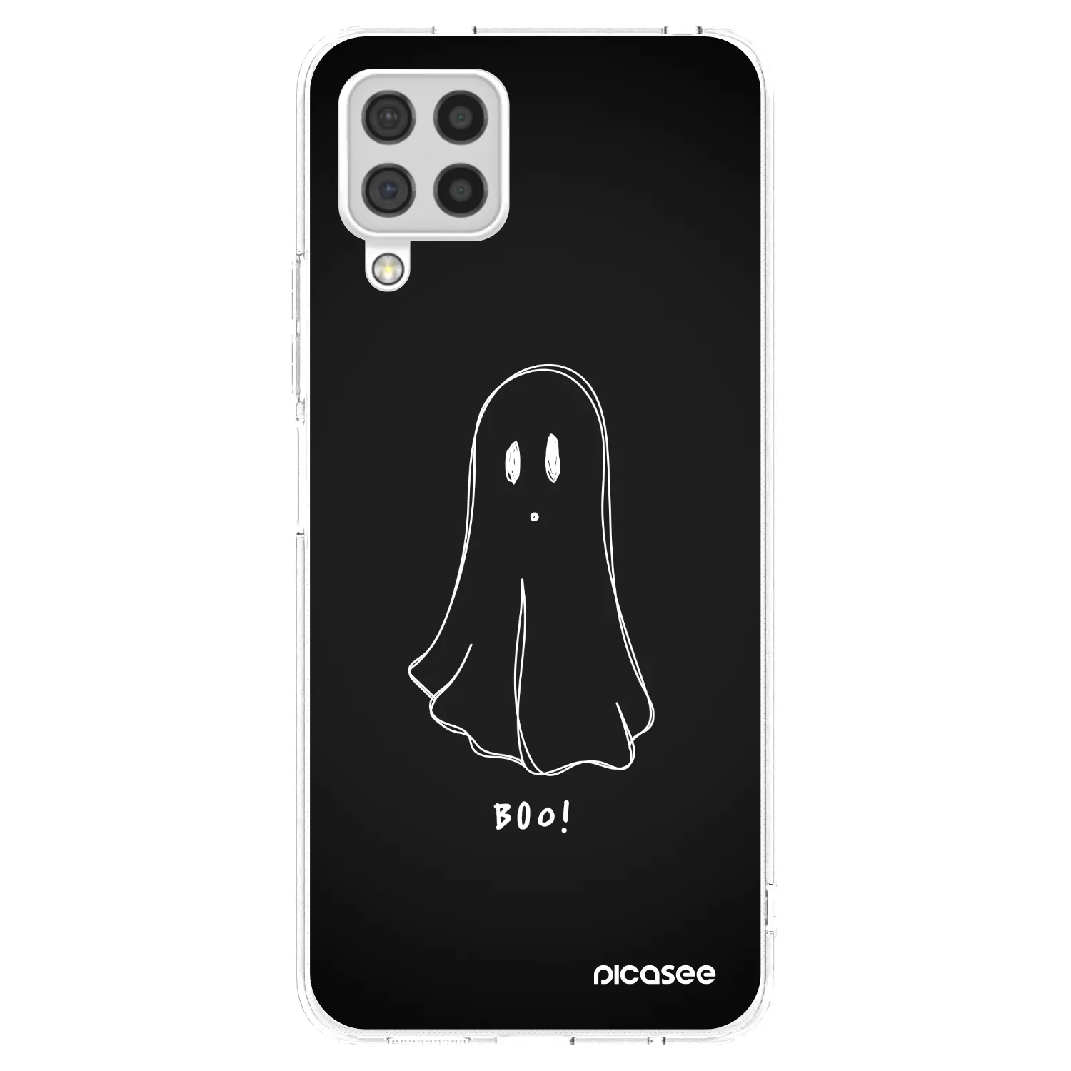 Picasee διαφανής θήκη σιλικόνης Samsung Galaxy A22 A225F 4G - Ghost 2