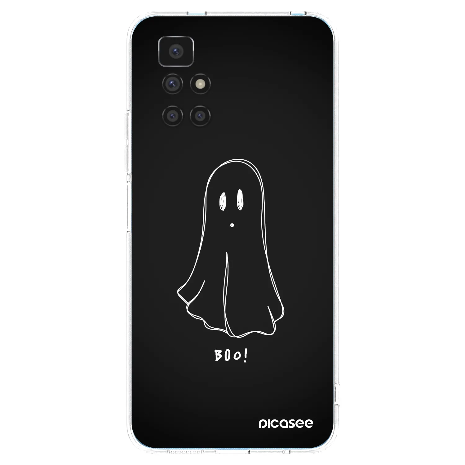Picasee διαφανής θήκη σιλικόνης Xiaomi Redmi 10 - Ghost 2