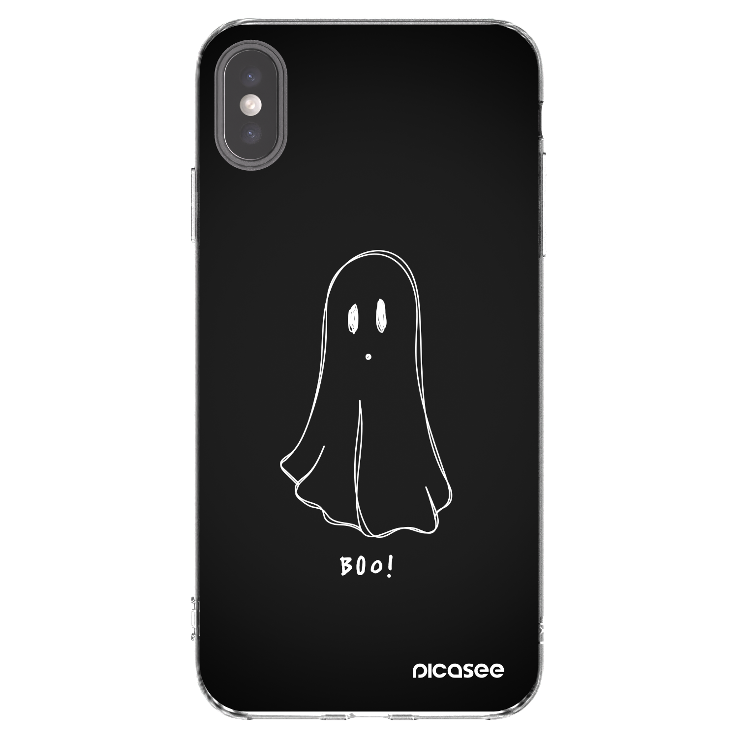 Picasee διαφανής θήκη σιλικόνης Apple iPhone XS Max - Ghost 2