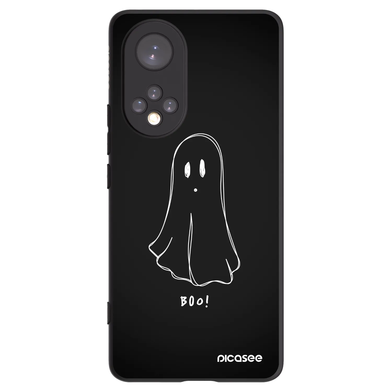 Picasee Μαύρη θήκη σιλικόνης για Huawei Nova 9 - Ghost 2