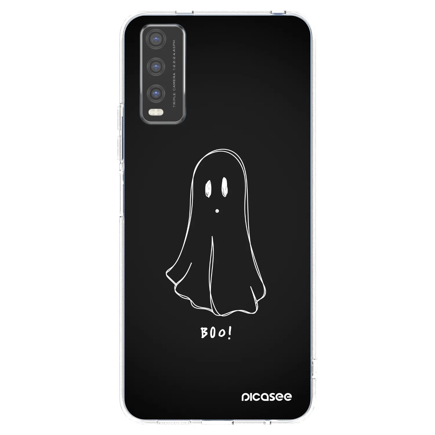 Picasee διαφανής θήκη σιλικόνης Vivo Y20s - Ghost 2