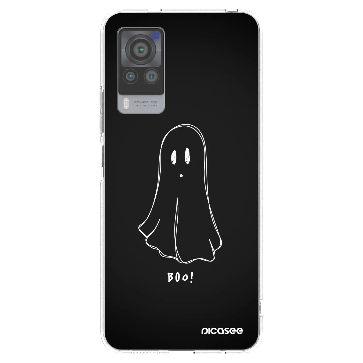 Picasee διαφανής θήκη σιλικόνης Vivo X60 Pro 5G - Ghost 2