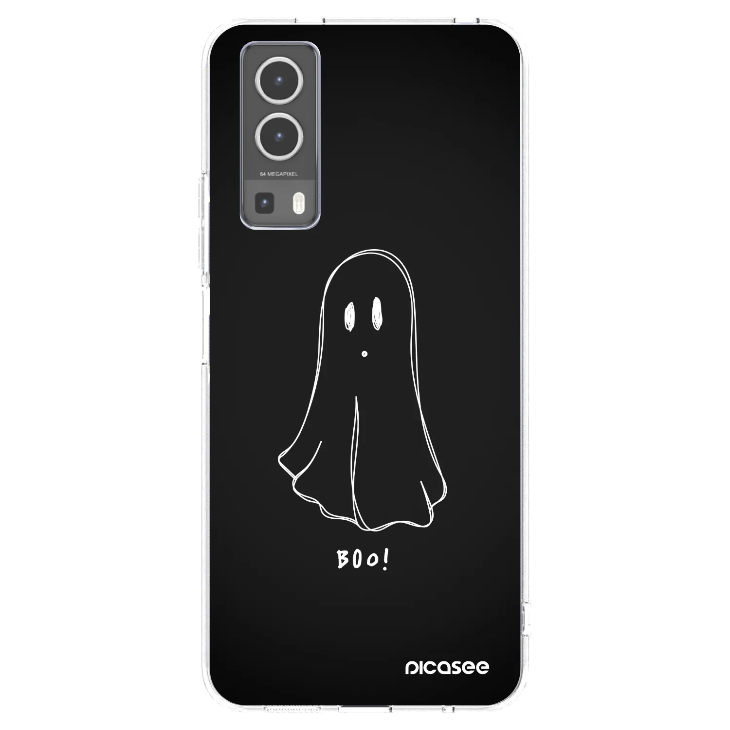 Picasee διαφανής θήκη σιλικόνης Vivo Y72 5G - Ghost 2