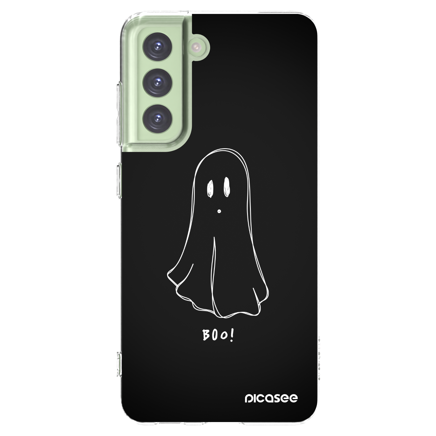 Picasee διαφανής θήκη σιλικόνης Samsung Galaxy S21 FE 5G - Ghost 2