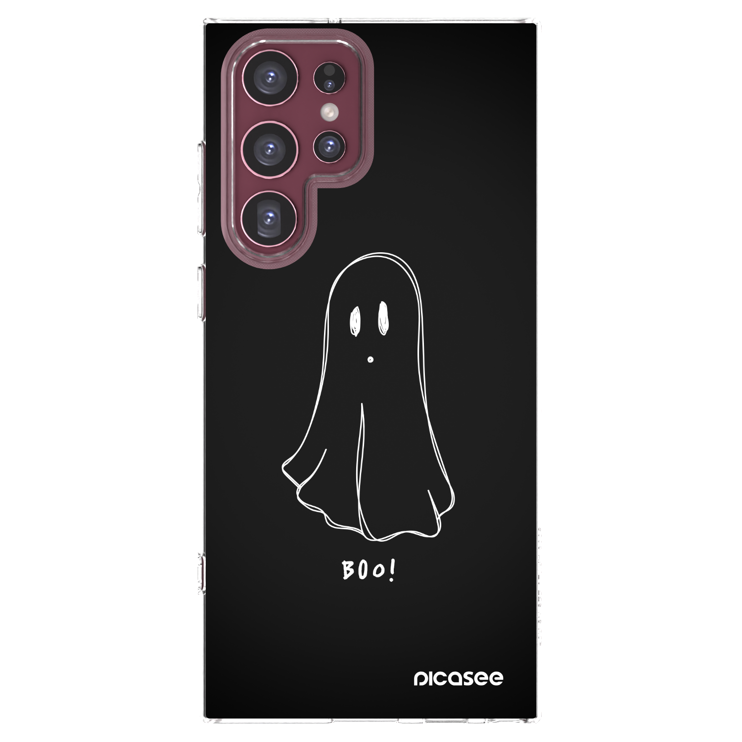 Picasee διαφανής θήκη σιλικόνης Samsung Galaxy S22 Ultra 5G - Ghost 2