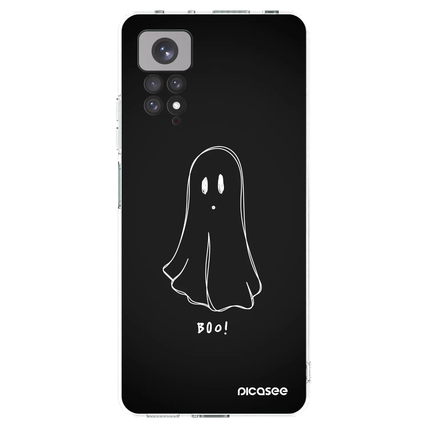 Picasee διαφανής θήκη σιλικόνης Xiaomi Redmi Note 11S 4G - Ghost 2