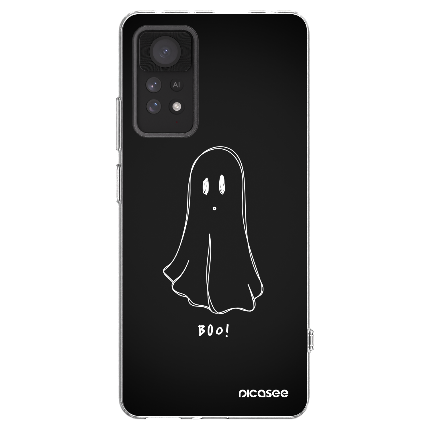 Picasee διαφανής θήκη σιλικόνης Xiaomi Redmi Note 11 Pro - Ghost 2