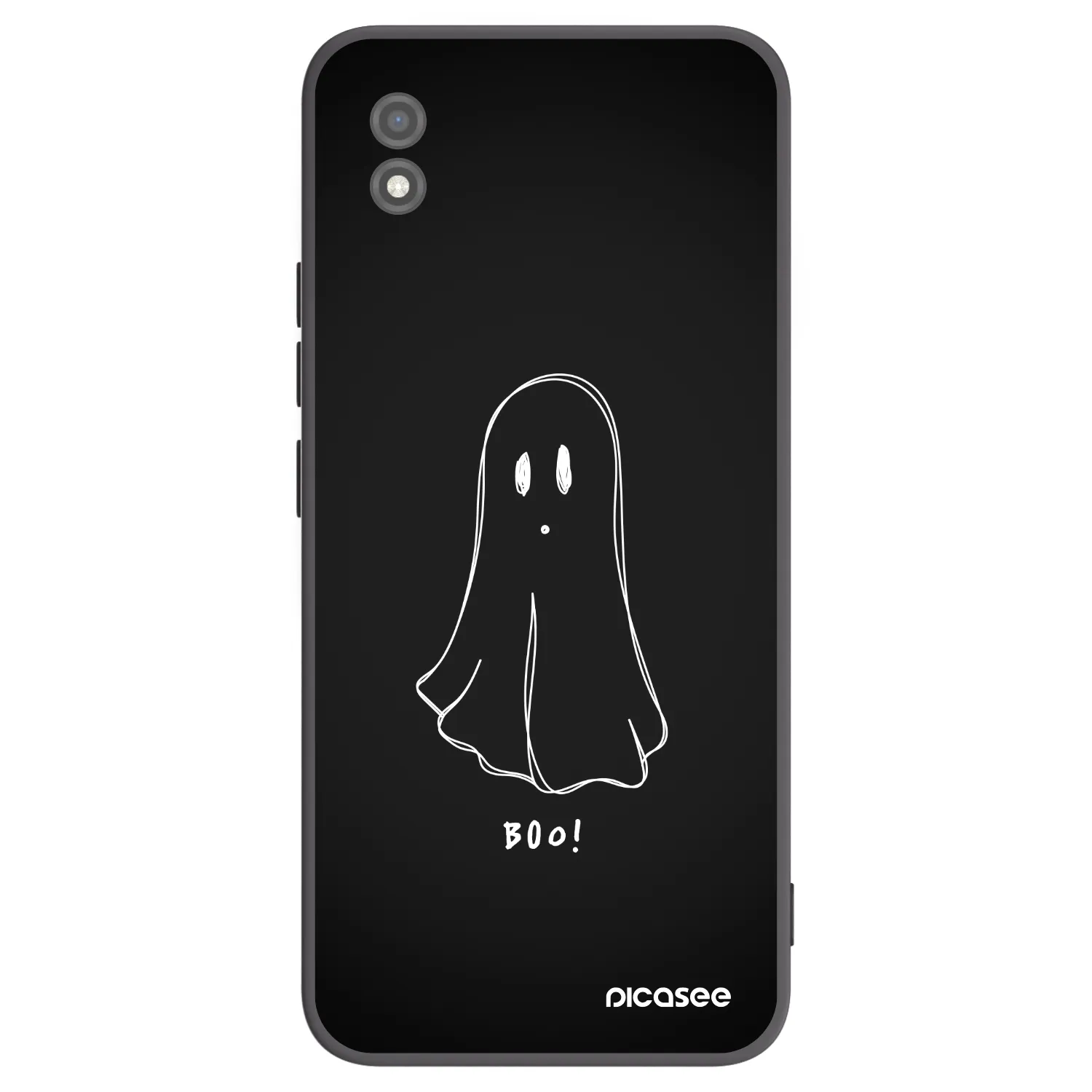 Picasee Μαύρη θήκη σιλικόνης για Realme C11 (2021) - Ghost 2
