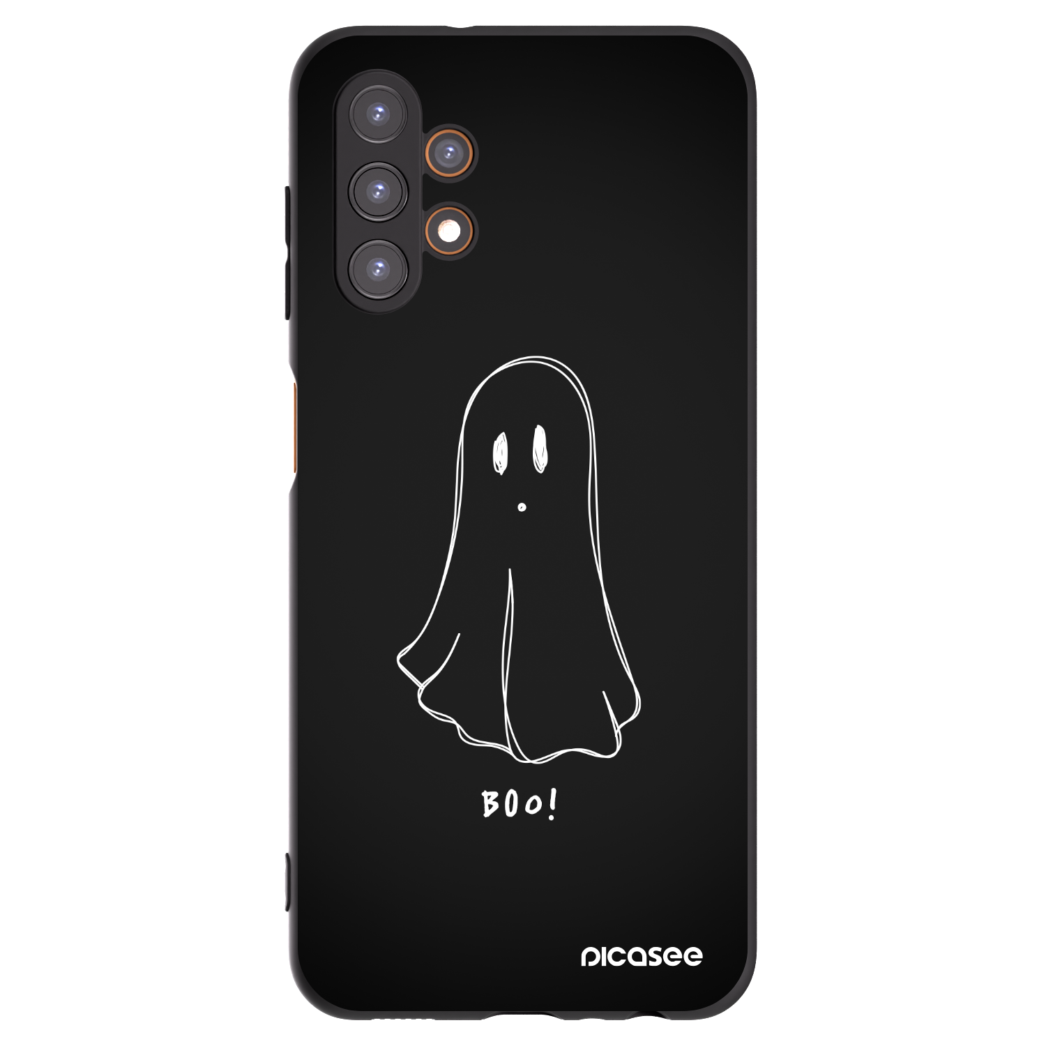 Picasee Μαύρη θήκη σιλικόνης για Samsung Galaxy A13 4G A135 - Ghost 2