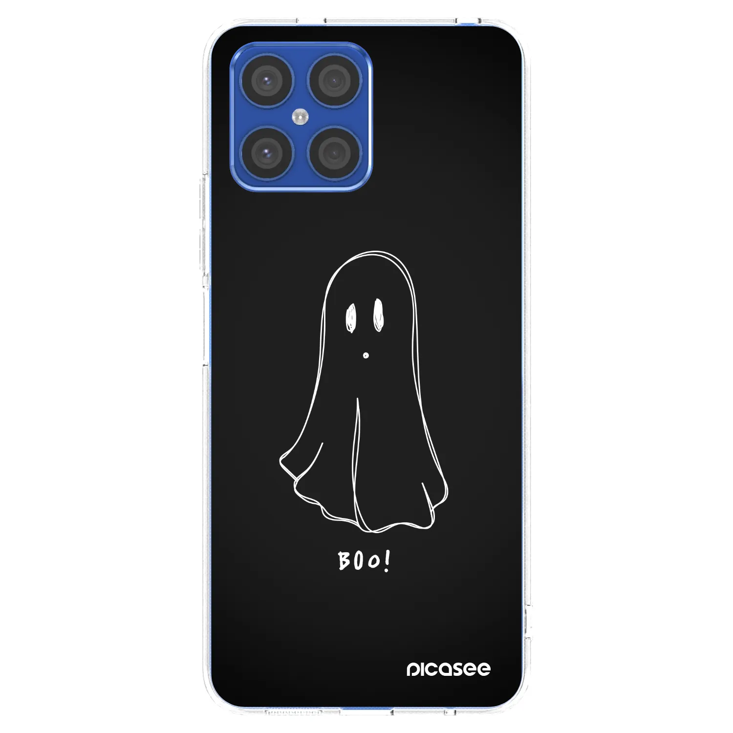 Picasee διαφανής θήκη σιλικόνης Honor X8 4G - Ghost 2