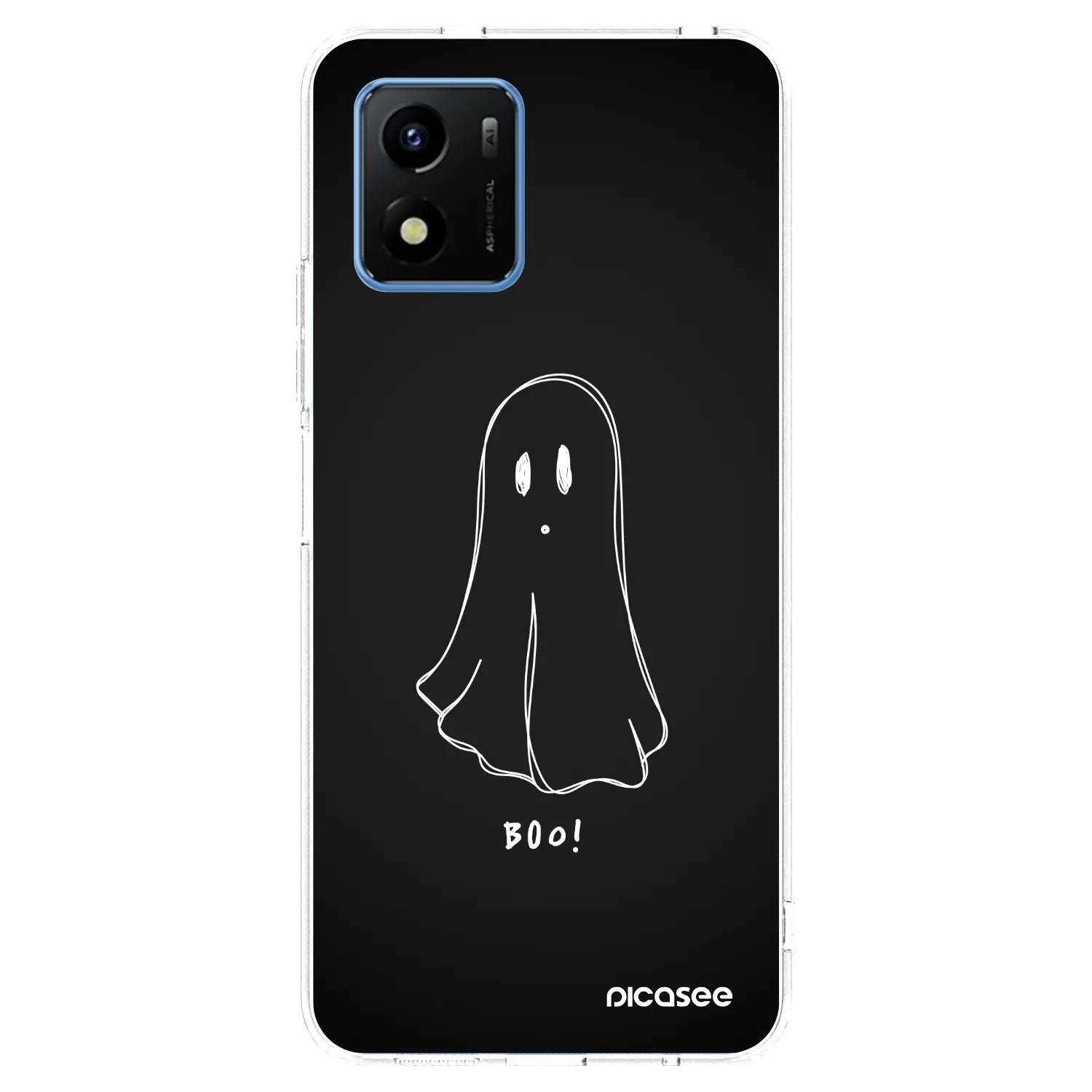 Picasee διαφανής θήκη σιλικόνης Vivo Y01 - Ghost 2