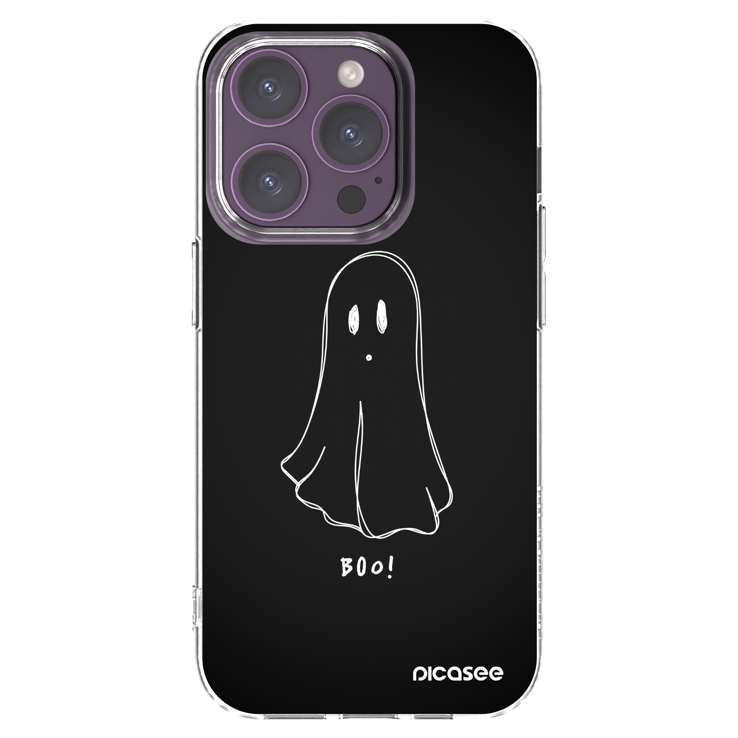 Picasee διαφανής θήκη σιλικόνης Apple iPhone 14 Pro - Ghost 2