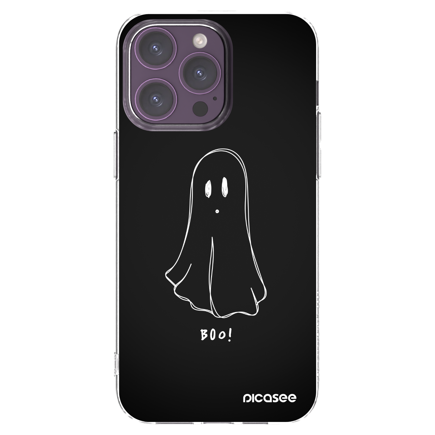 Picasee διαφανής θήκη σιλικόνης Apple iPhone 14 Pro Max - Ghost 2