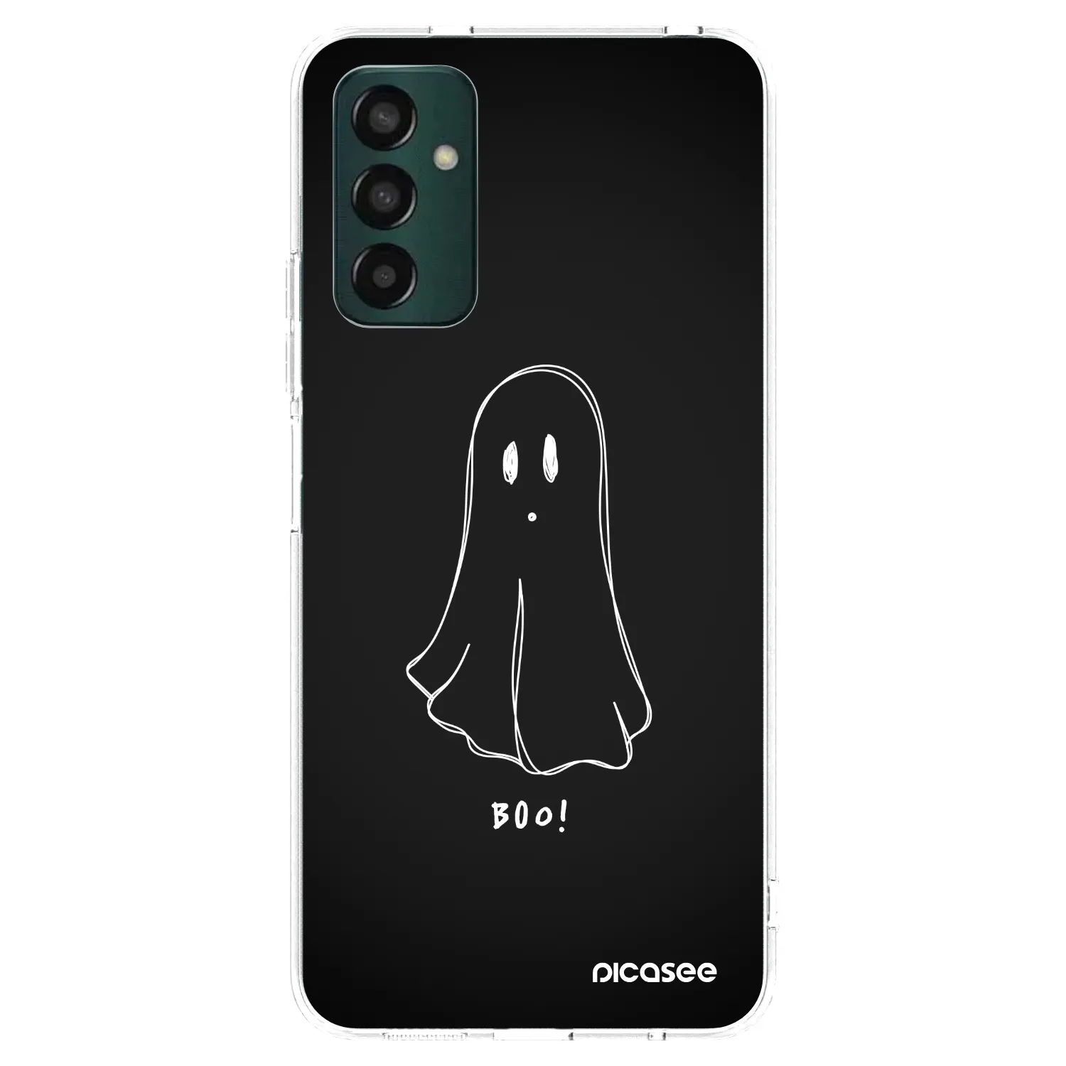 Picasee διαφανής θήκη σιλικόνης Samsung Galaxy M13 M135F - Ghost 2