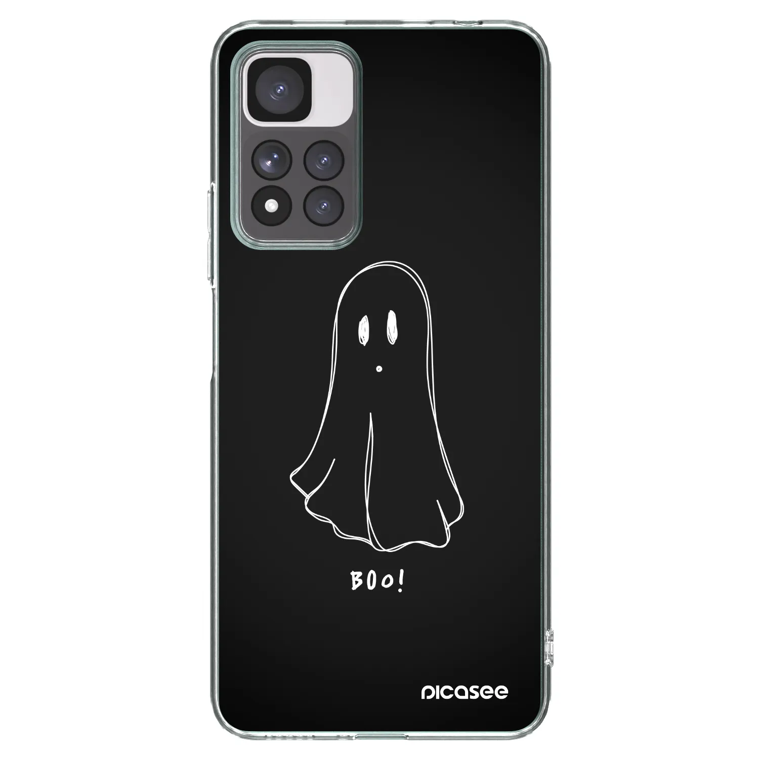 Picasee διαφανής θήκη σιλικόνης Xiaomi Redmi Note 11 Pro+ 5G - Ghost 2