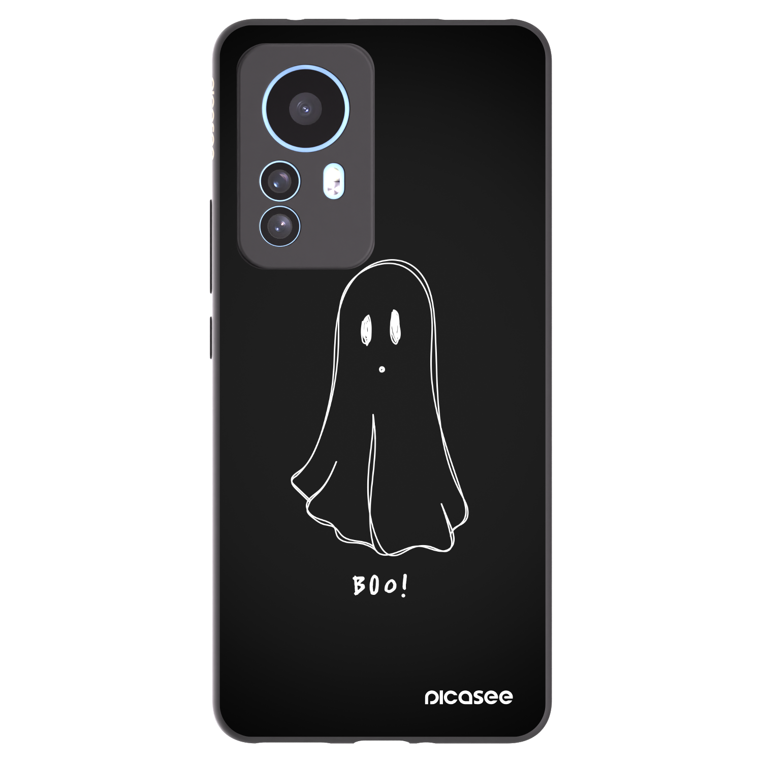 Picasee Μαύρη θήκη σιλικόνης για Xiaomi 12T Pro - Ghost 2