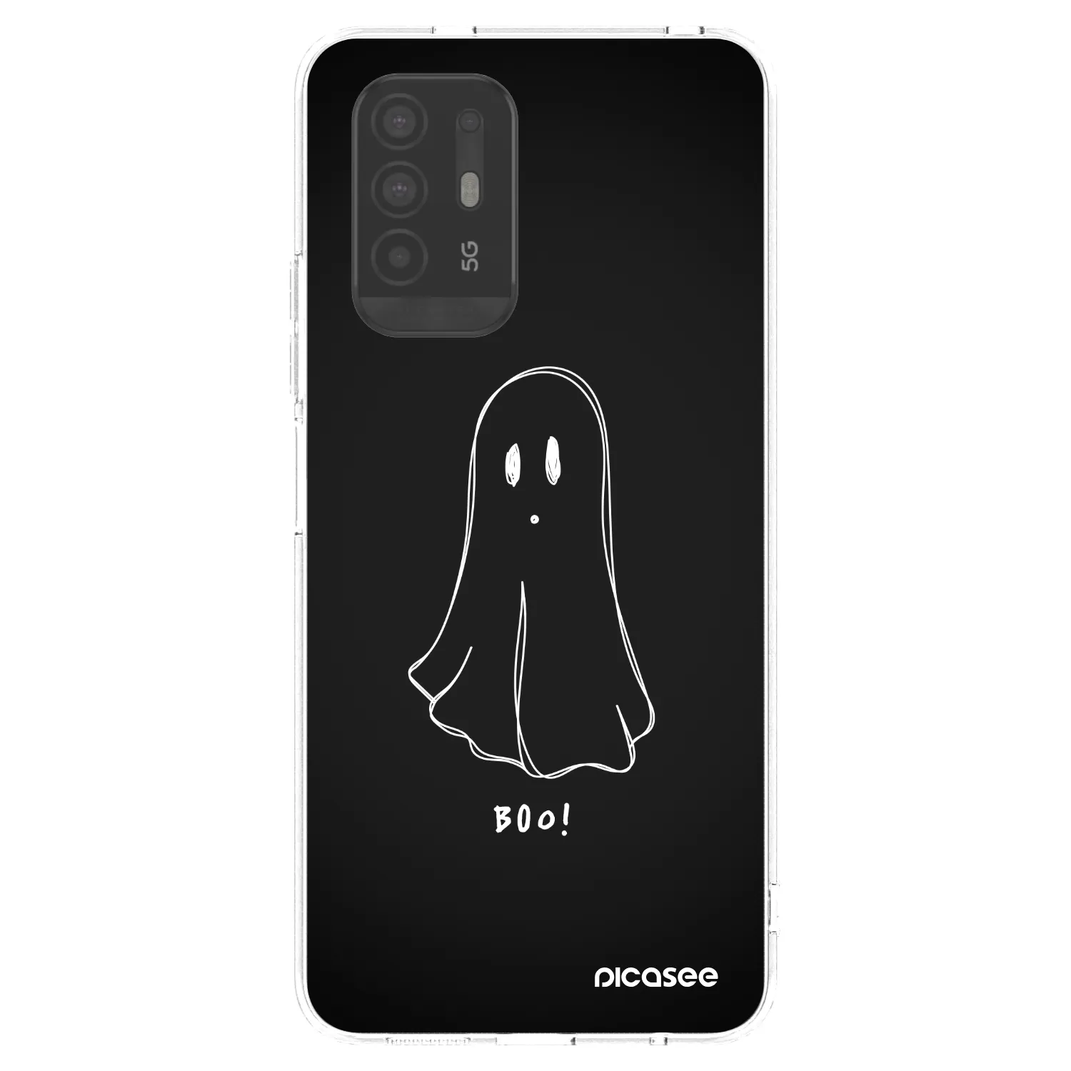 Picasee διαφανής θήκη σιλικόνης OPPO A94 5G - Ghost 2