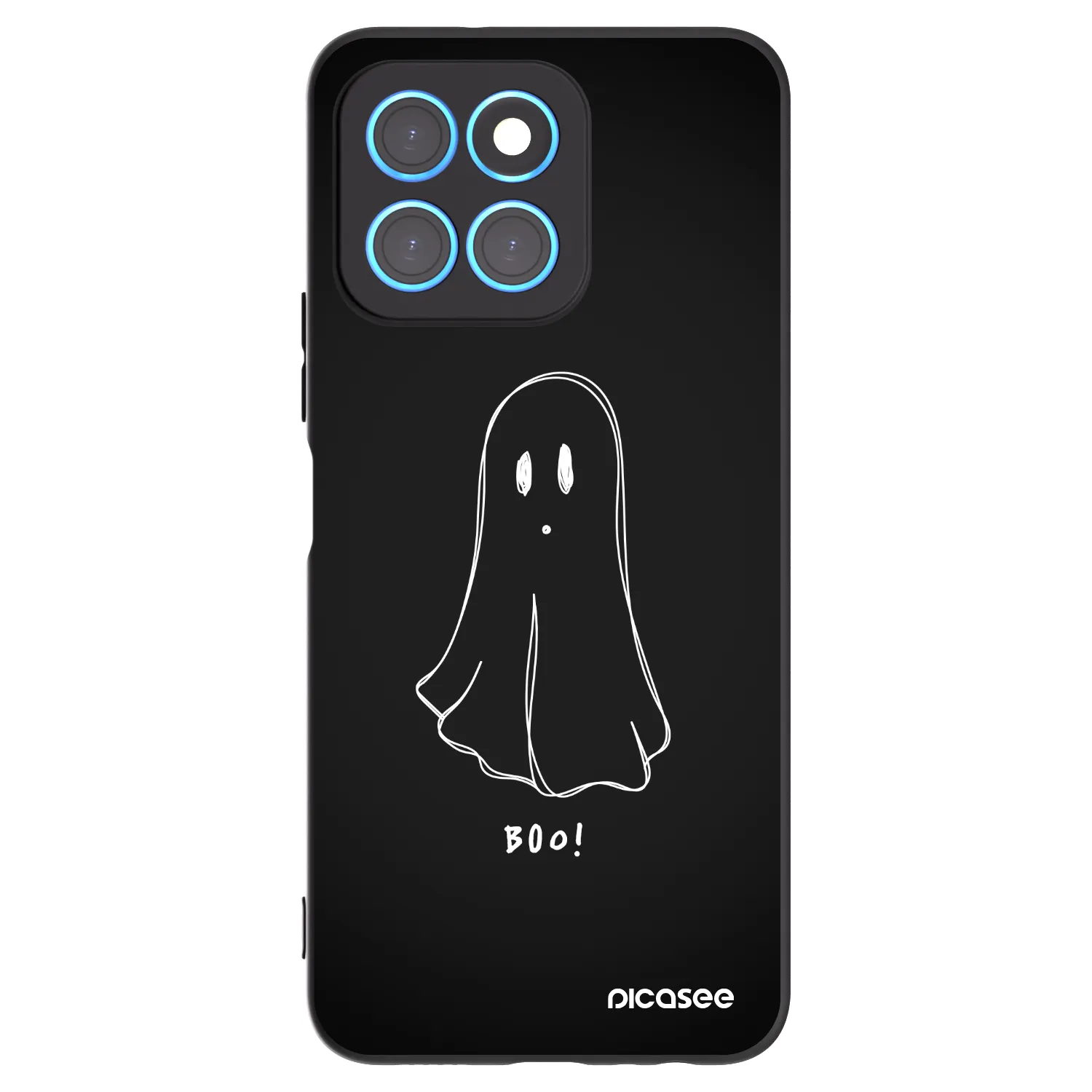 Picasee Μαύρη θήκη σιλικόνης για Honor X6 - Ghost 2