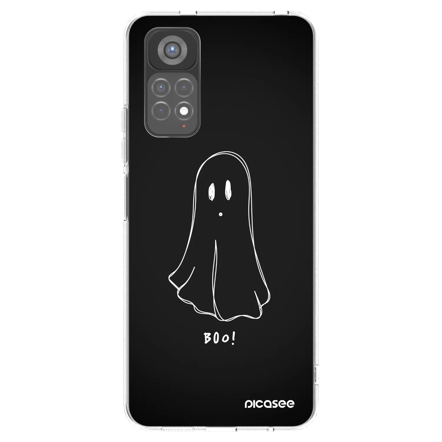 Picasee διαφανής θήκη σιλικόνης Xiaomi Redmi Note 11S 5G - Ghost 2
