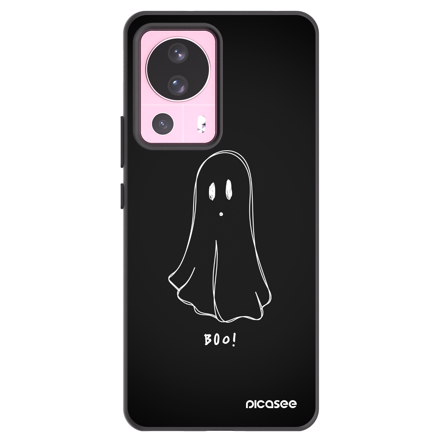 Picasee Μαύρη θήκη σιλικόνης για Xiaomi 13 Lite - Ghost 2