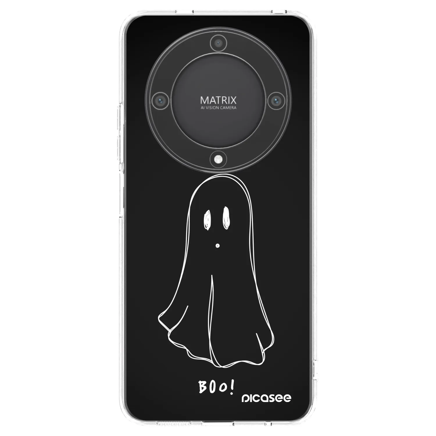 Picasee διαφανής θήκη σιλικόνης Honor Magic5 Lite 5G - Ghost 2