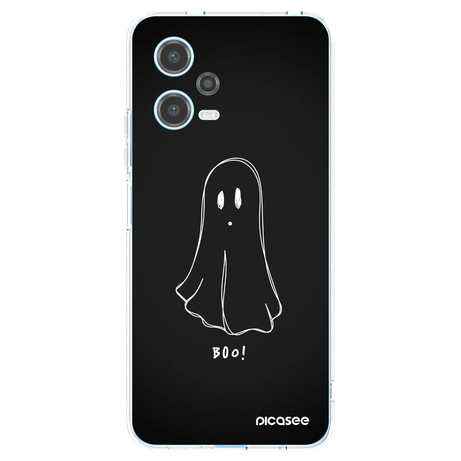 Picasee διαφανής θήκη σιλικόνης Xiaomi Redmi Note 12 5G - Ghost 2