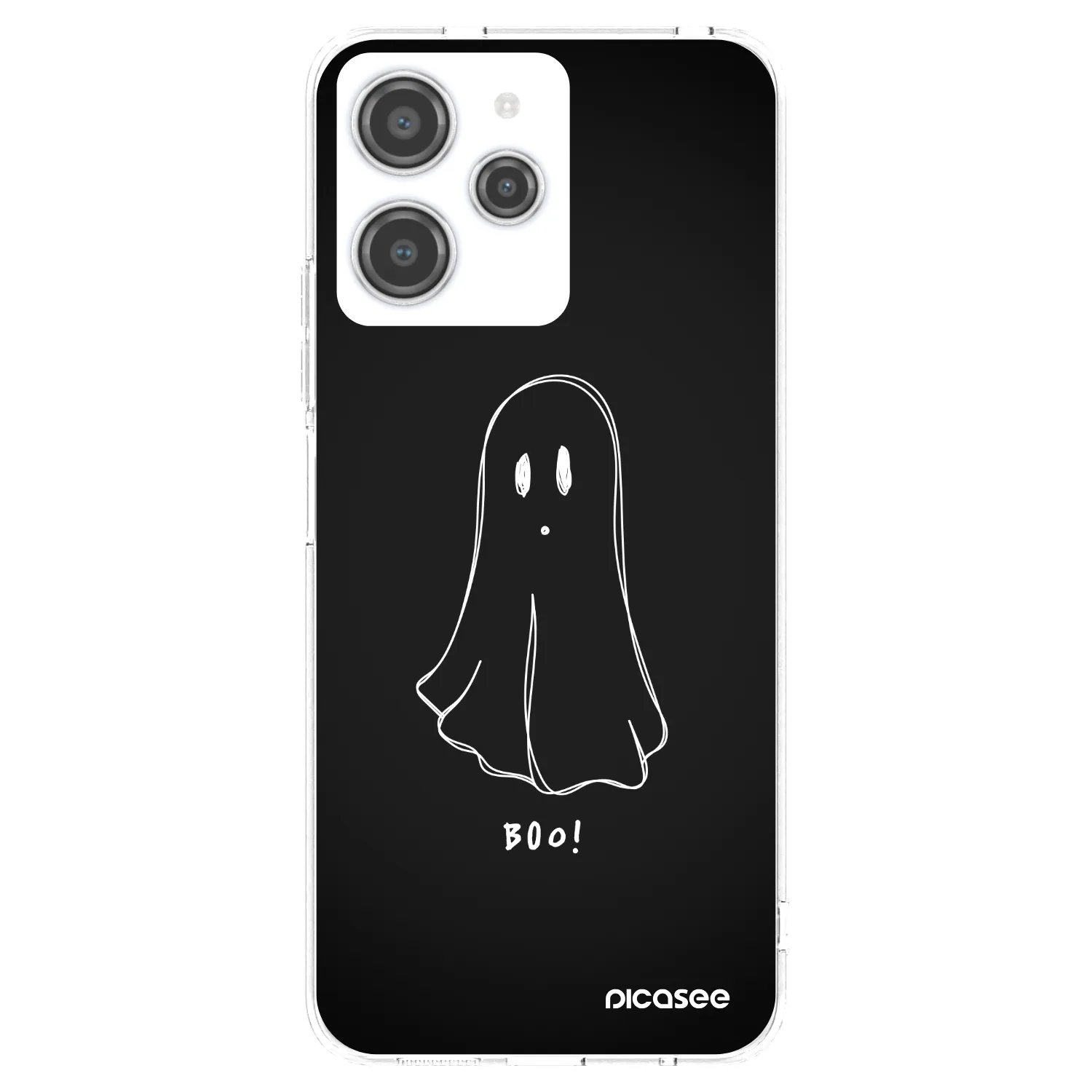 Picasee διαφανής θήκη σιλικόνης Xiaomi Redmi 12 4G - Ghost 2