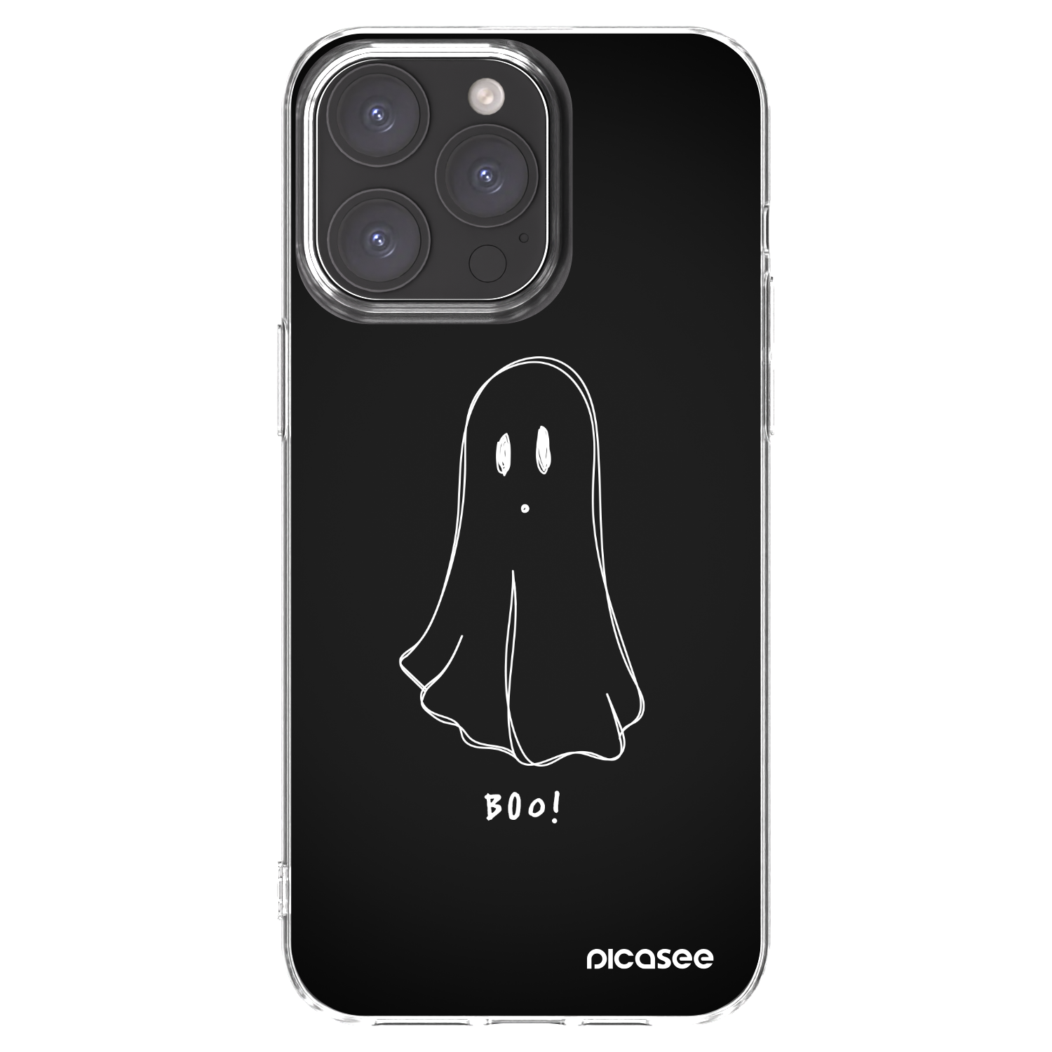 Picasee διαφανής θήκη σιλικόνης Apple iPhone 15 Pro Max - Ghost 2