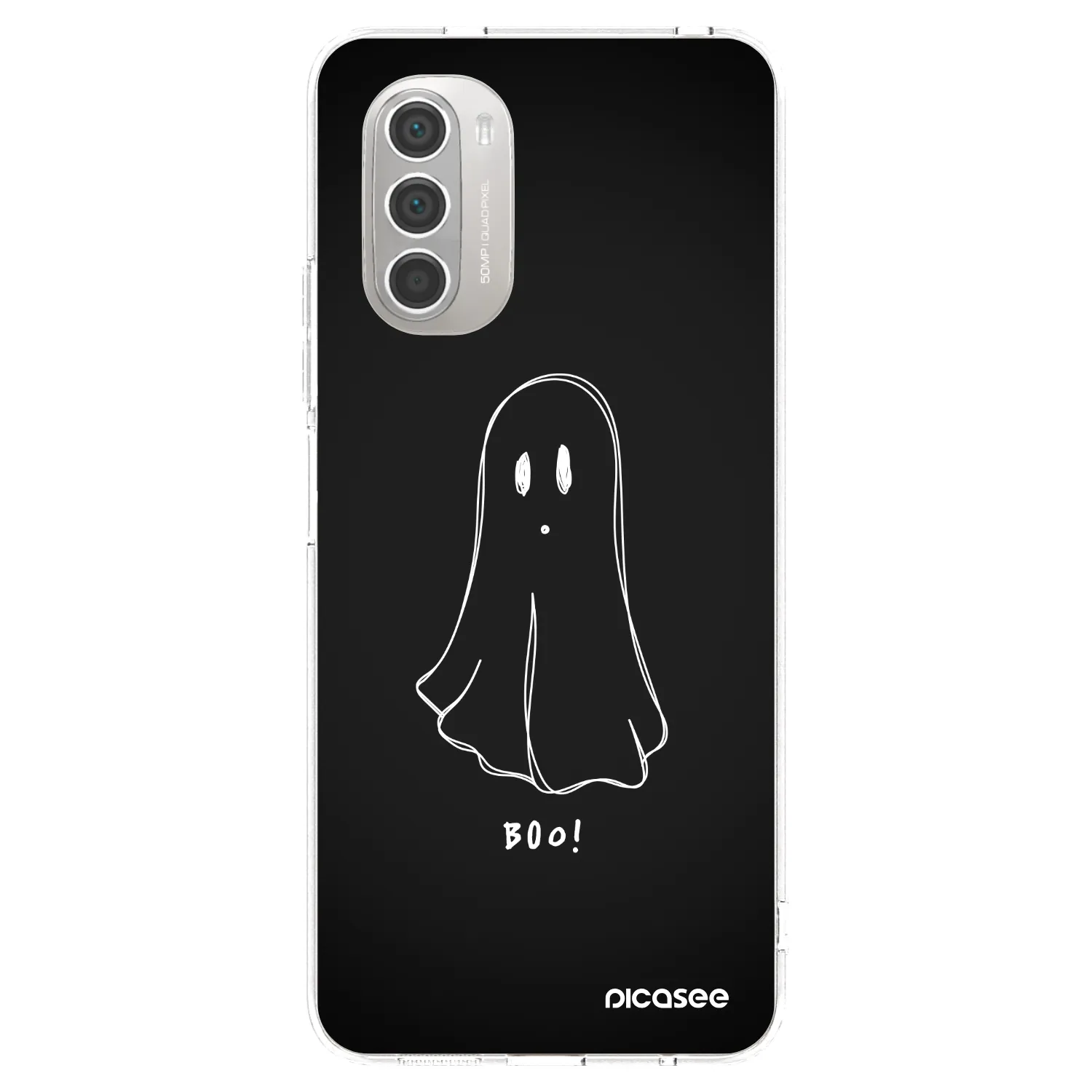 Picasee διαφανής θήκη σιλικόνης Motorola Moto G51 - Ghost 2