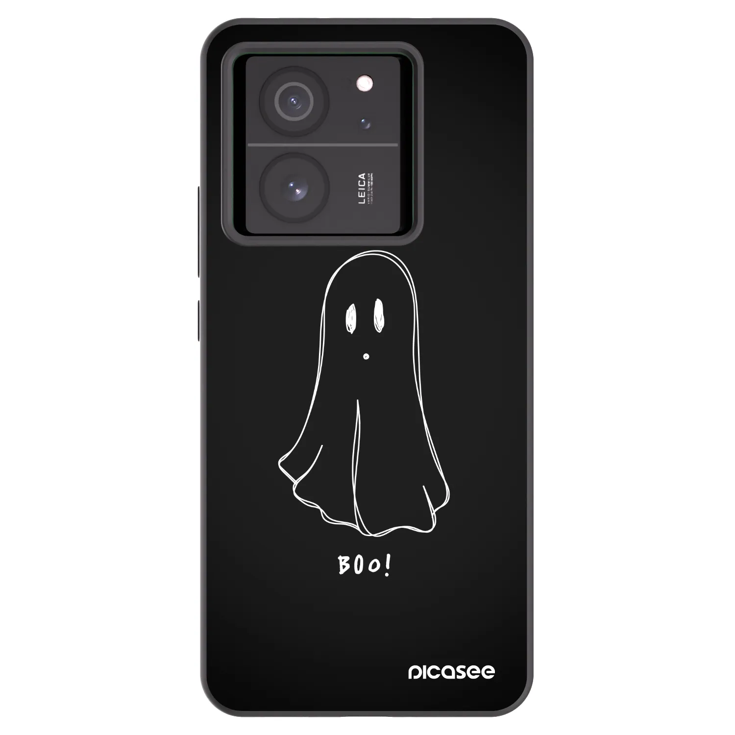 Picasee Μαύρη θήκη σιλικόνης για Xiaomi 13T - Ghost 2